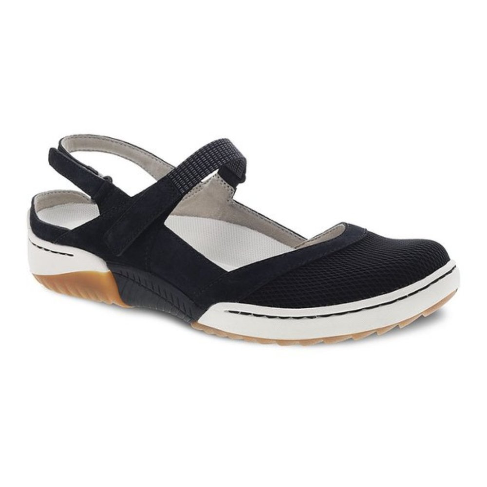 Dansko Black Raeann Suede Mary Jane - Women 37 US 6.5 7